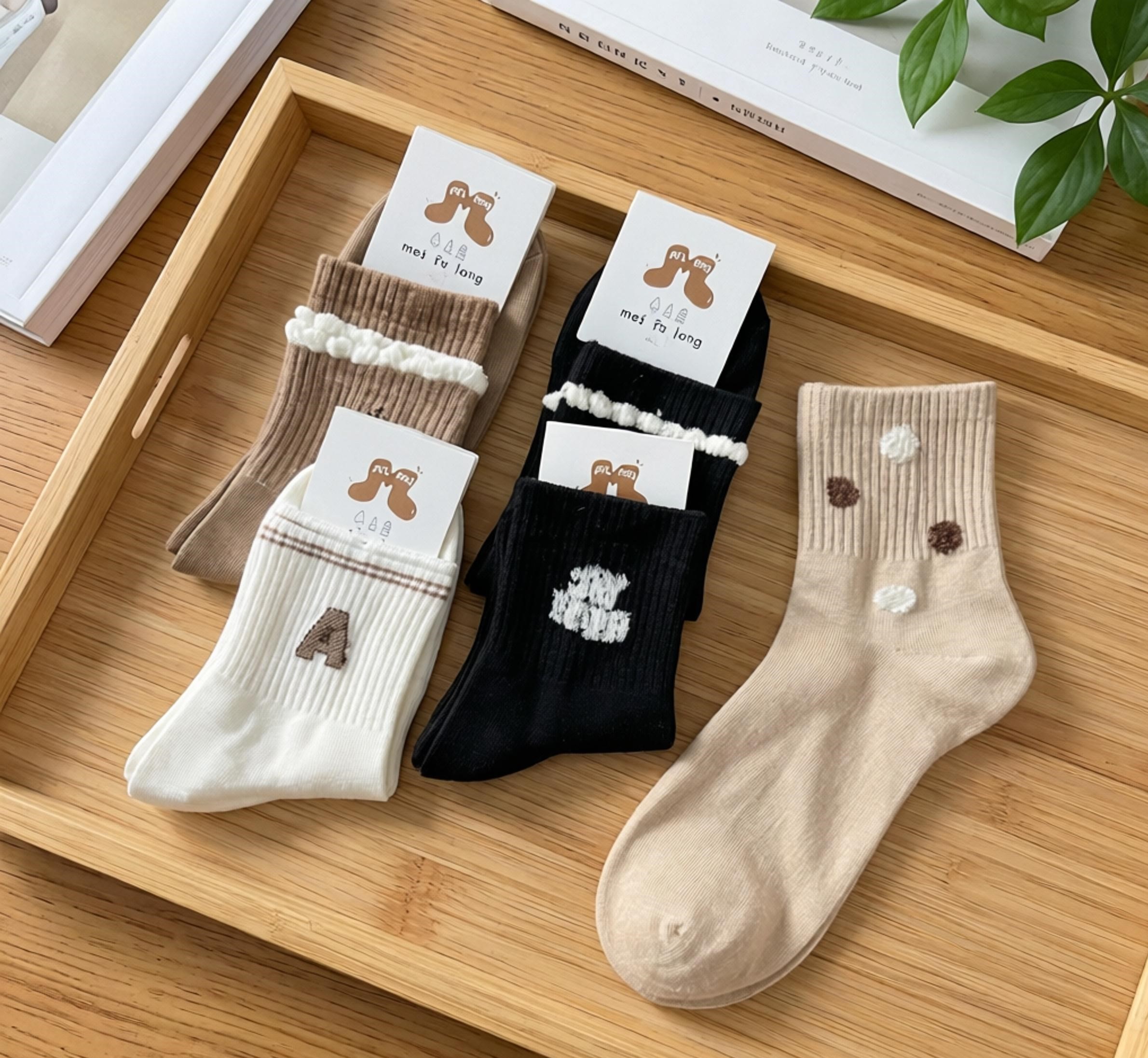 SET 5 ĐÔI TẤT VỚ NỮ CAO CỔ MÃ 18 DÀNH CHO NỮ