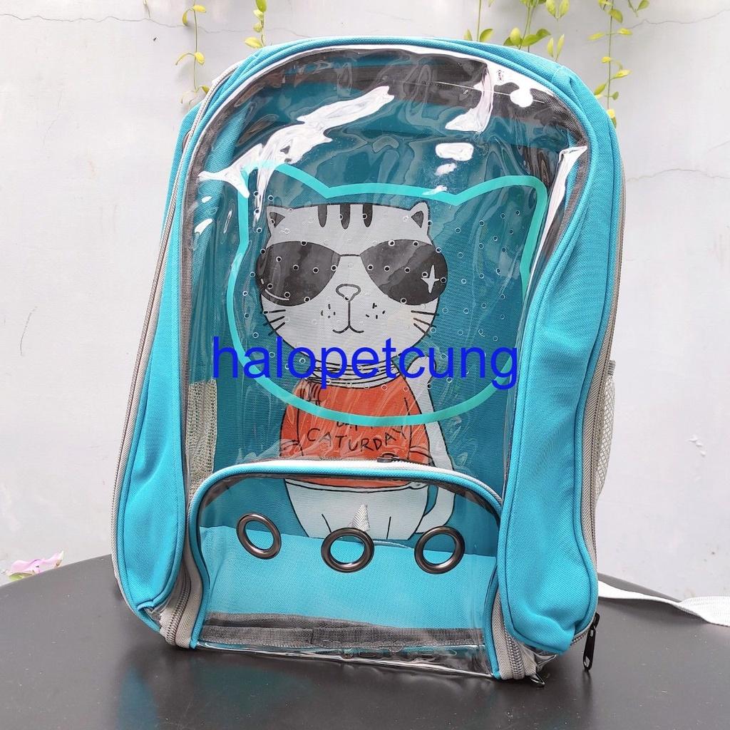 Balo Phi Hành Gia Vận Chuyển Thú Cưng Dạng Nhựa Dẻo Gấp Gọn