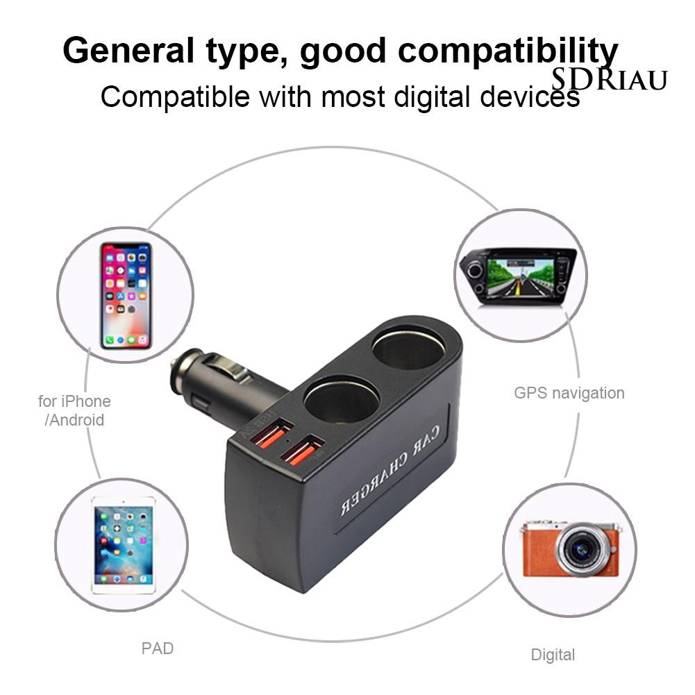 Tẩu Sạc Usb Có Thể Xoay Tự Động Dành Cho Xe Hơi