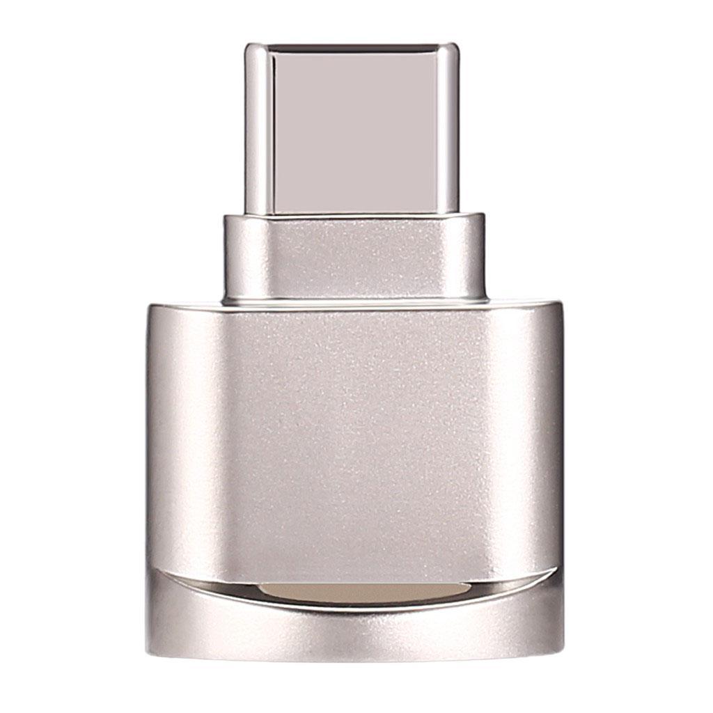 USB 3.1 Type-C to TF Card Reader OTG Adapter for Micro Card-Golden