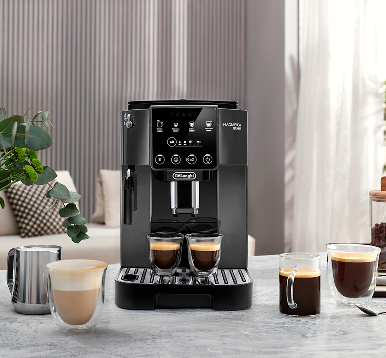 [Hàng chính hãng] Máy pha cà phê tự động DeLonghi Magnifica Start ECAM220.22.GB