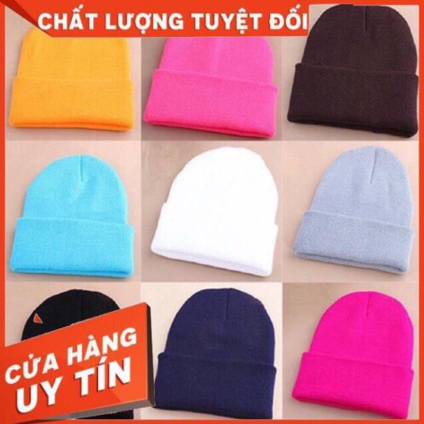 Mũ Len Beanie Nhiều Màu