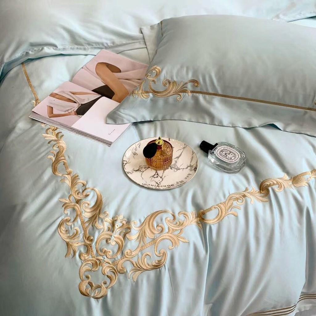 Bộ Chăn Ga Lụa Silk