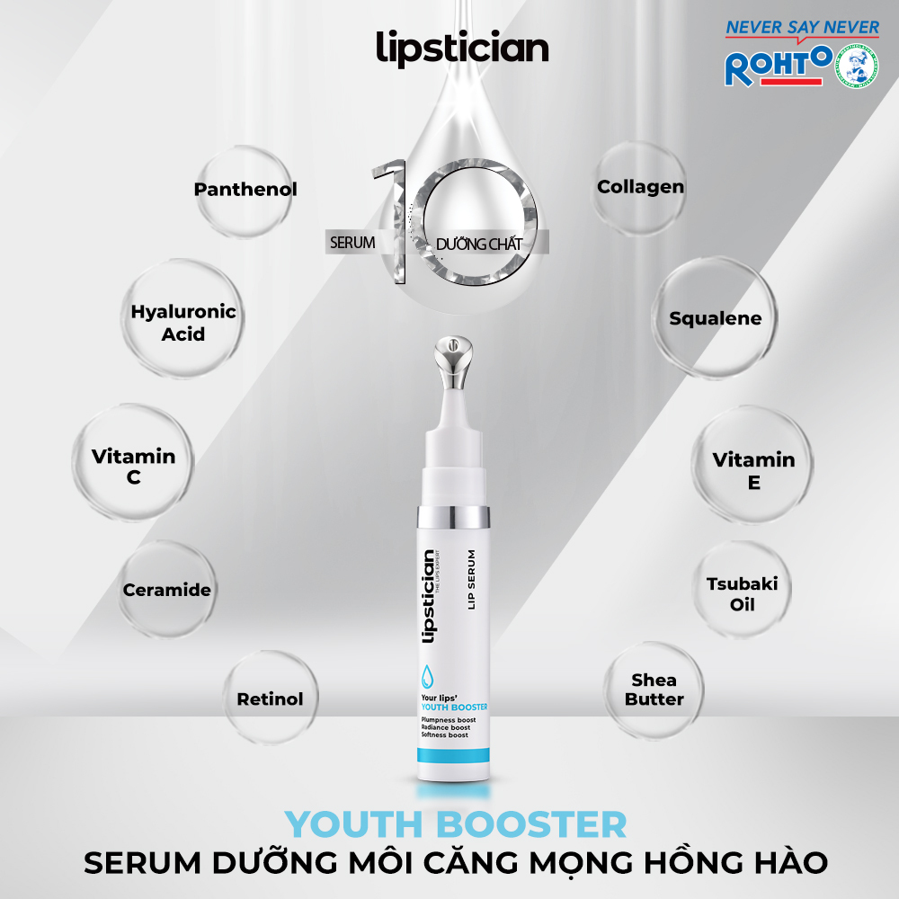 Serum Dưỡng Môi Căng Mọng Hồng Hào Lipstician Lip Serum Youth Booster (9g)