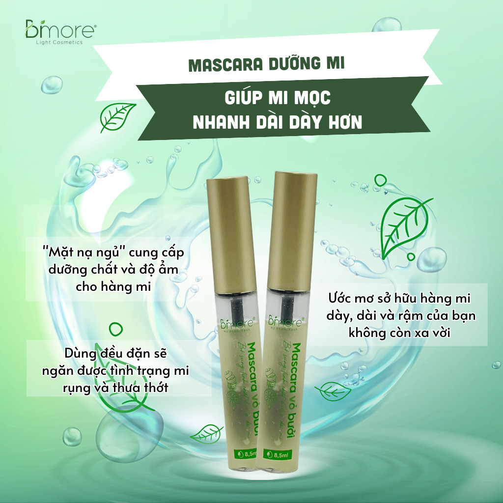 Mascara vỏ bưởi dưỡng mi mọc nhanh dài mượt từ tinh chất vỏ bưởi và castor 8,5ml