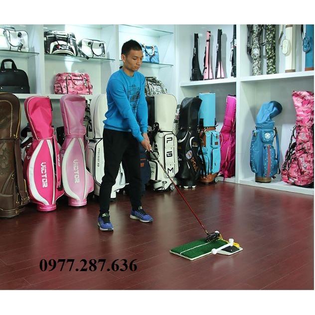 Thảm Putting golf 360 độ nhập khẩu PGM tập Swing tại nhà chỉnh tư thế lưng TT009 - Hàng Chính Hãng