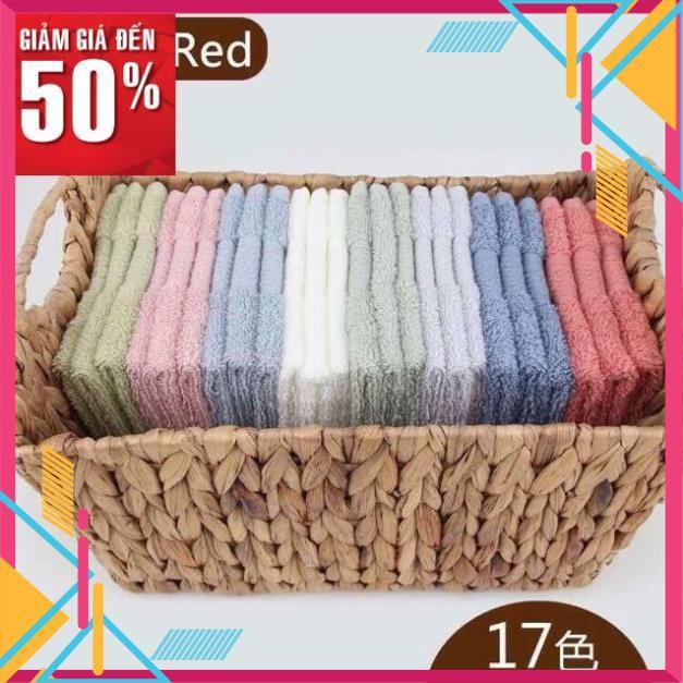 Set 3 khăn mặt monored nhật cotton siêu mềm mịn cho em bé trẻ con lau rửa cho vuông cao cấp