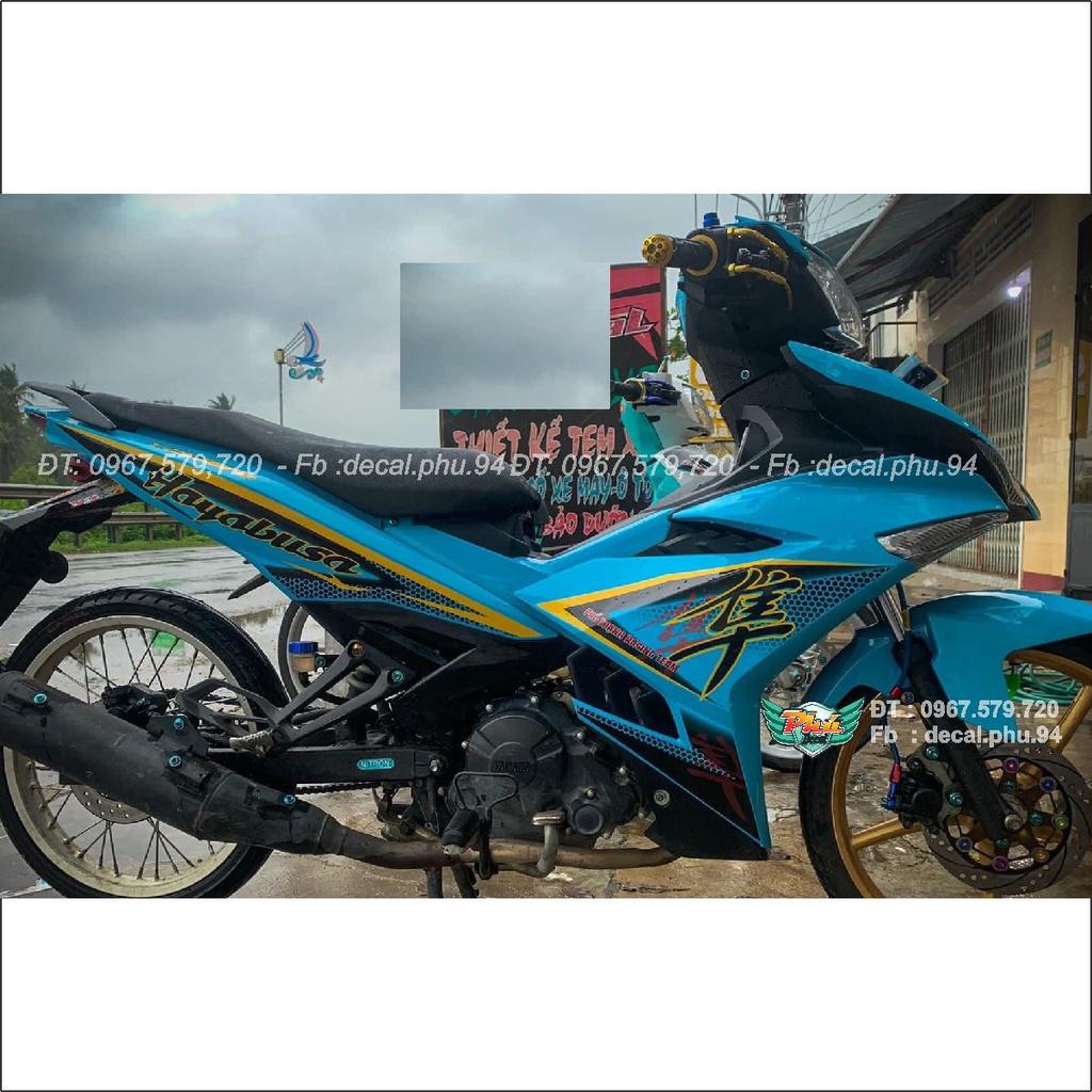 Tem Rời Exciter 150 Hayabusa xanh ngọc -1