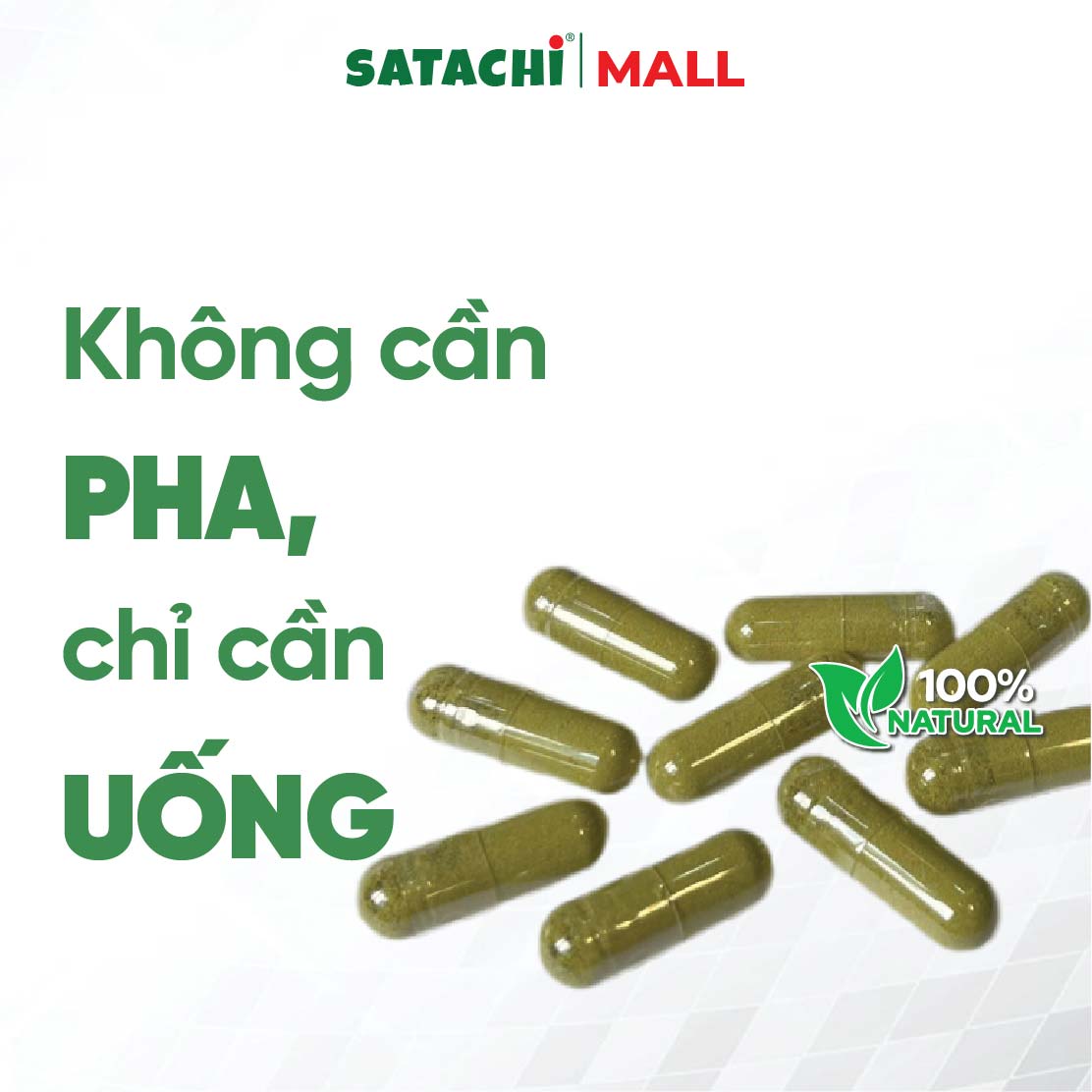 Viên Bột Cần Tây Nguyên Chất SATACHI – 100% Lá Cần Tây – Dạng Viên Tiện Lợi – Hộp 180 viên