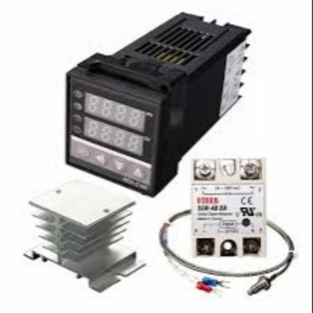 Combo REX-C100 + Can K+ SSR 40DA chuyên dụng điều khiển nhiệt độ PID