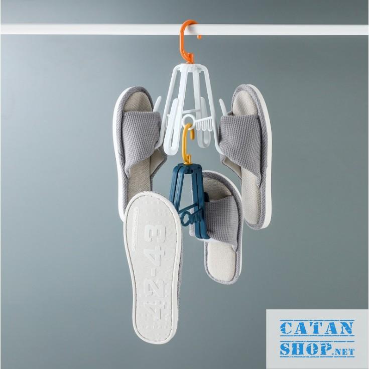 Móc phơi giày dép xoay 360 độ cao cấp, móc treo giày dép đa năng tiện lợi sạch sẽ, tiết kiệm diện tích nhà bạn