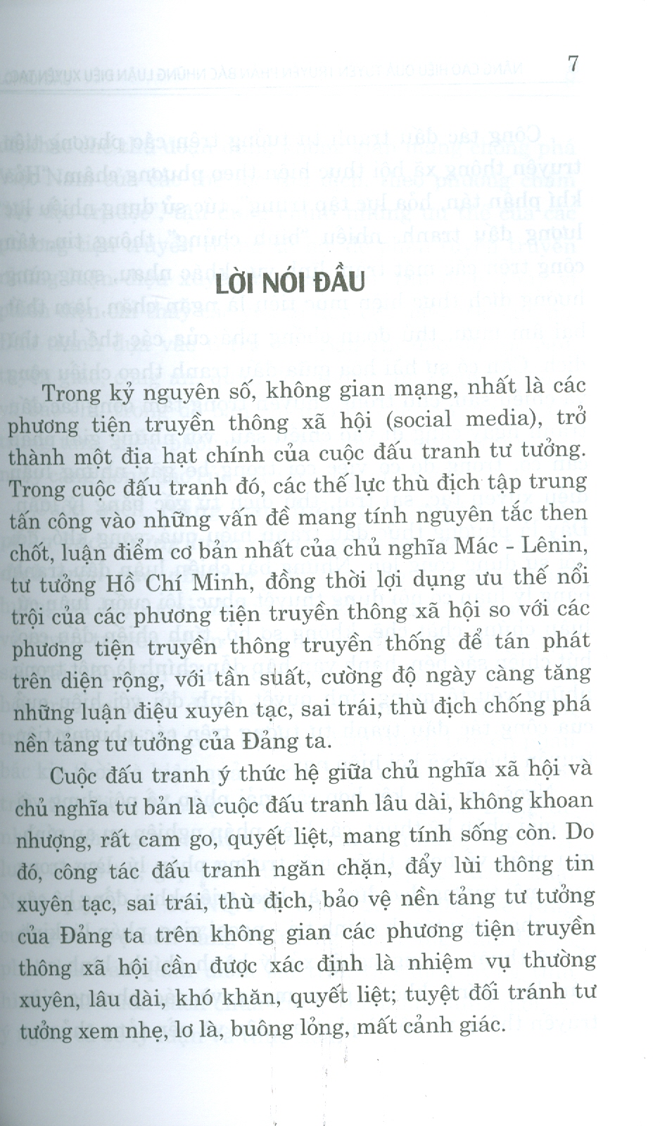 Nâng Cao Hiệu Quả Tuyên Truyền, Phản Bác Những Luận Điệu Xuyên Tạc, Sai Trái, Thù Địch Trên Các Phương Tiện Truyền Thông Xã Hội (Sách Chuyên Khảo)