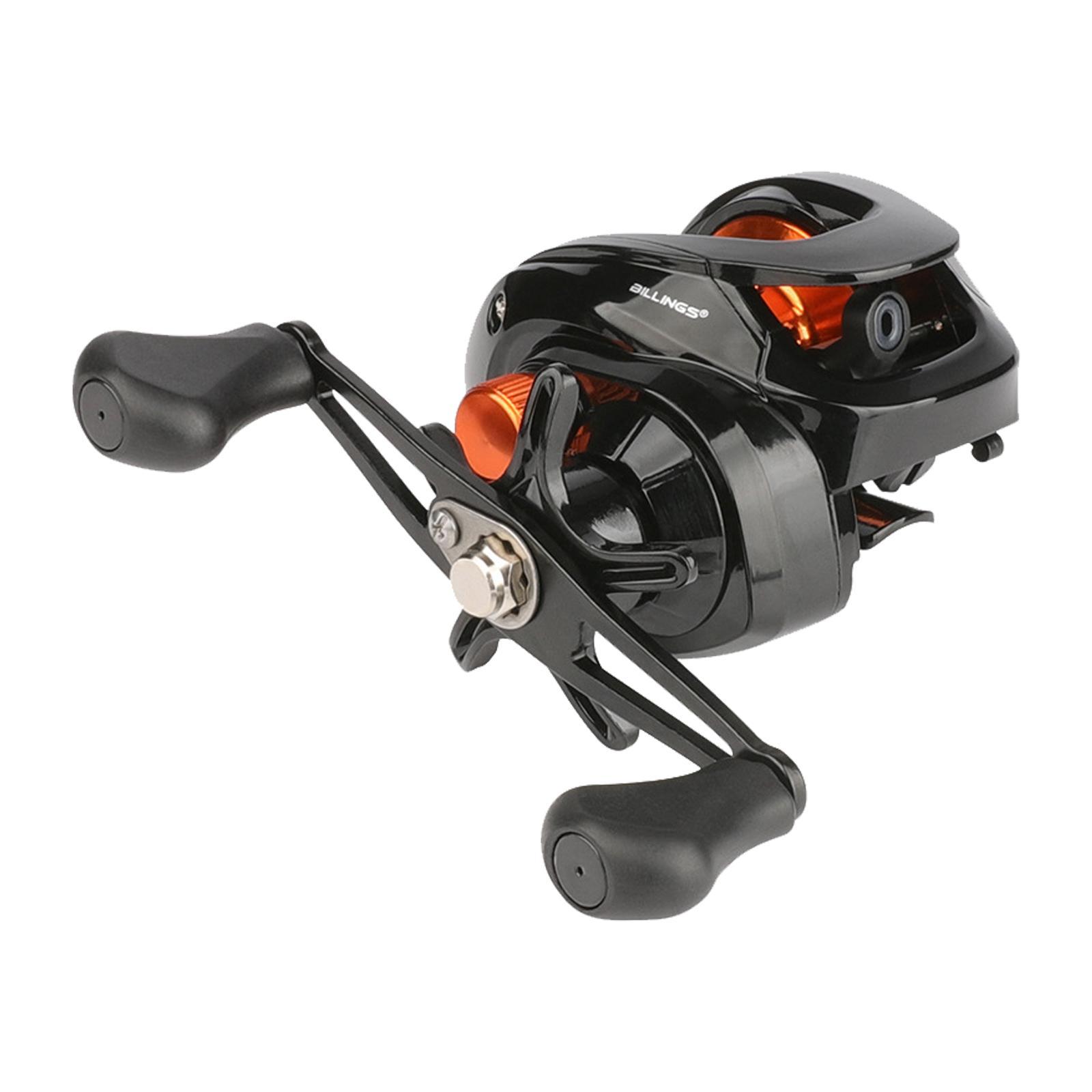 Powerful High Speed Fishing Reels 6.3:1 5+1 BB Baitcaster Fishing Reels Left