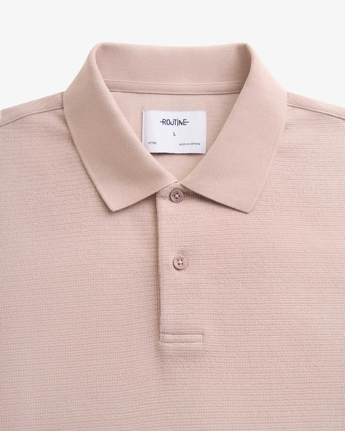 Áo polo tay ngắn vải texture Form Fitted - ROUTINE 10F24POL015R1 | ROUTINE CÀ MAU