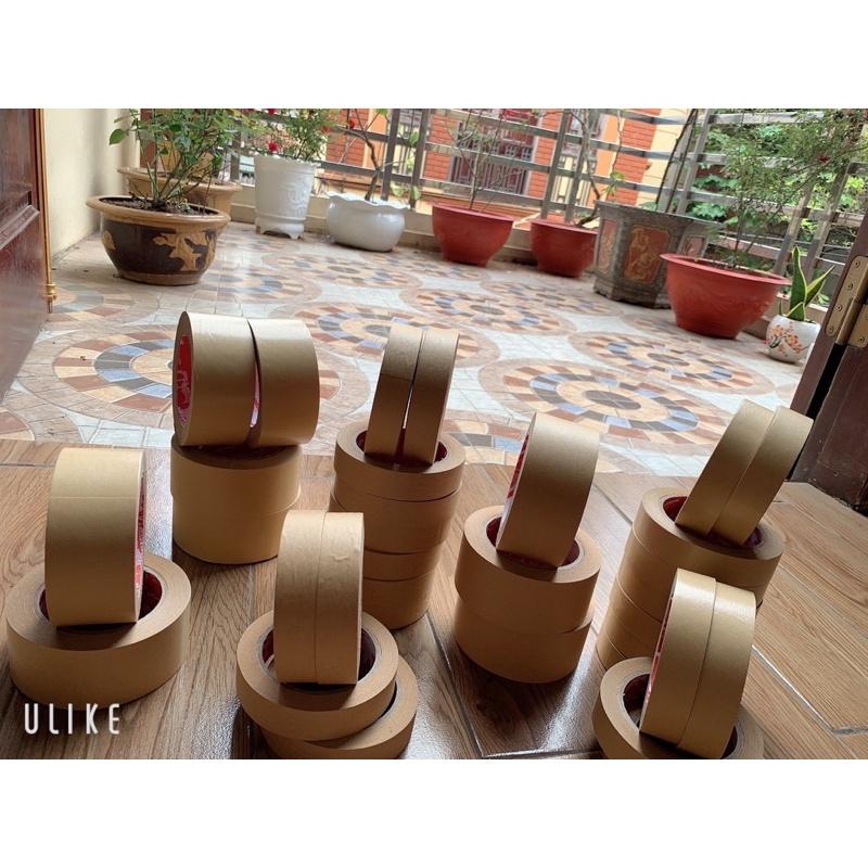 Băng dính giấy da bò karaft khổ 5cm vs 2,5cm x 40m