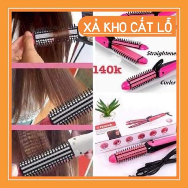Lược điện No.v.a 8890 3 chức năng uốn duỗi dập xù
