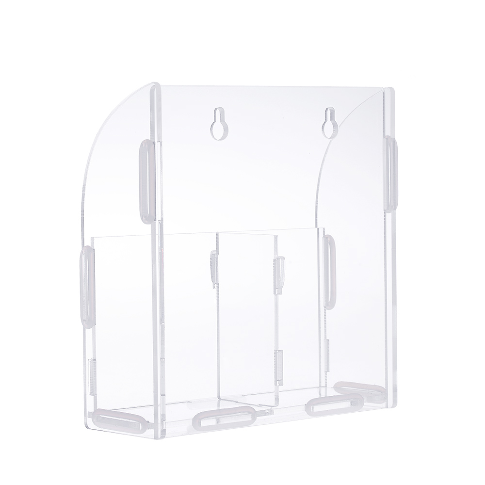 Hộp Đựng Điều Khiển Từ Xa Gắn Tường Acrylic 2 Lưới Cho Văn Phòng Tại Nhà