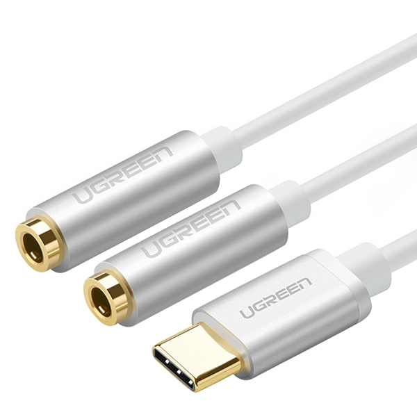 Cáp USB-C To 2 Cổng Audio Ugreen (30732) - Hàng Chính Hãng