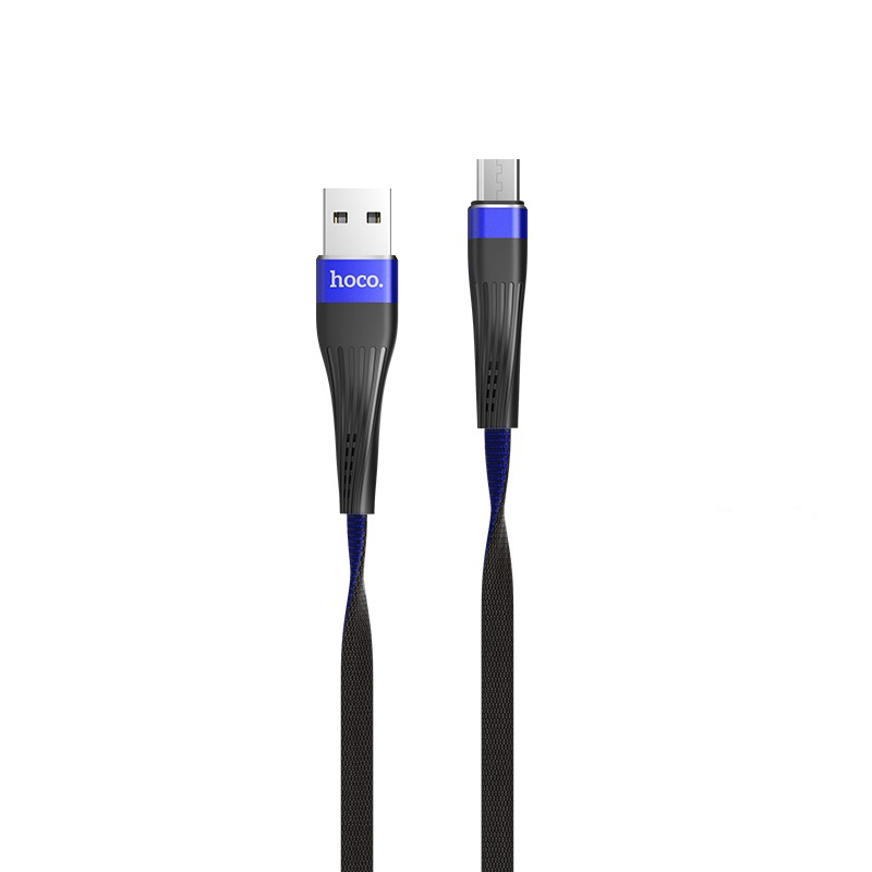 Cáp sạc và truyền dữ liệu Hoco U39 cổng microUSB 2.4A (dài 1.2M - hỗ trợ sạc nhanh) - Hàng chính hãng