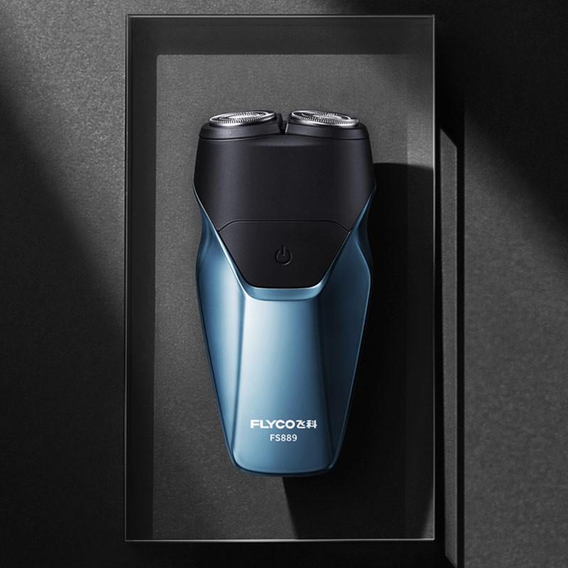 Máy Cạo Râu Nam Lưỡi Dao 2 Đầu I Bảo Hành 36 Tháng Flyco FS889 Tông Đơ Cắt Tóc máy cạo râu dao cạo
