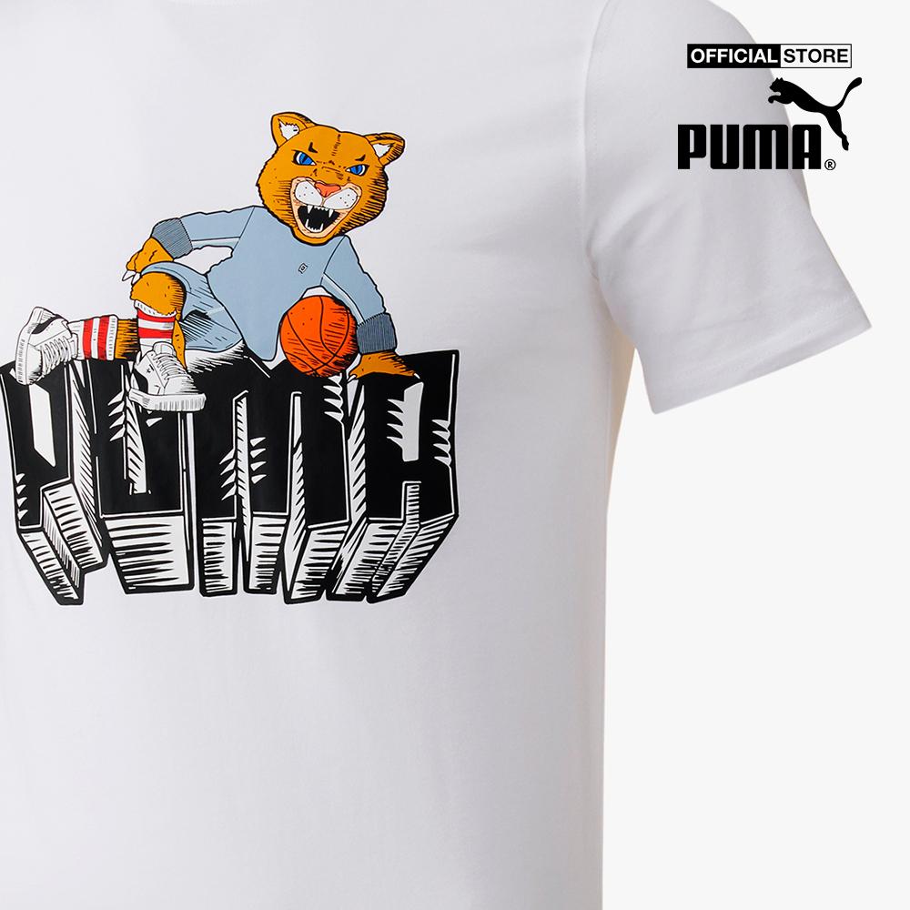 PUMA - Áo thun nam cổ tròn ngắn tay Dylan Basketball 532730