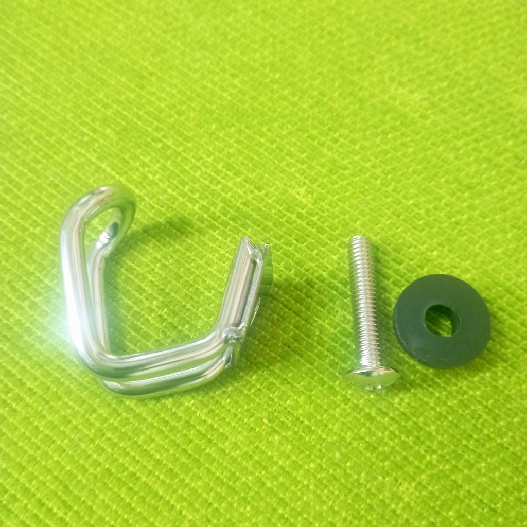BỘ MÓC TREO CÓ KHOÁ INOX GẮN CÁC LOẠI XE MÁY