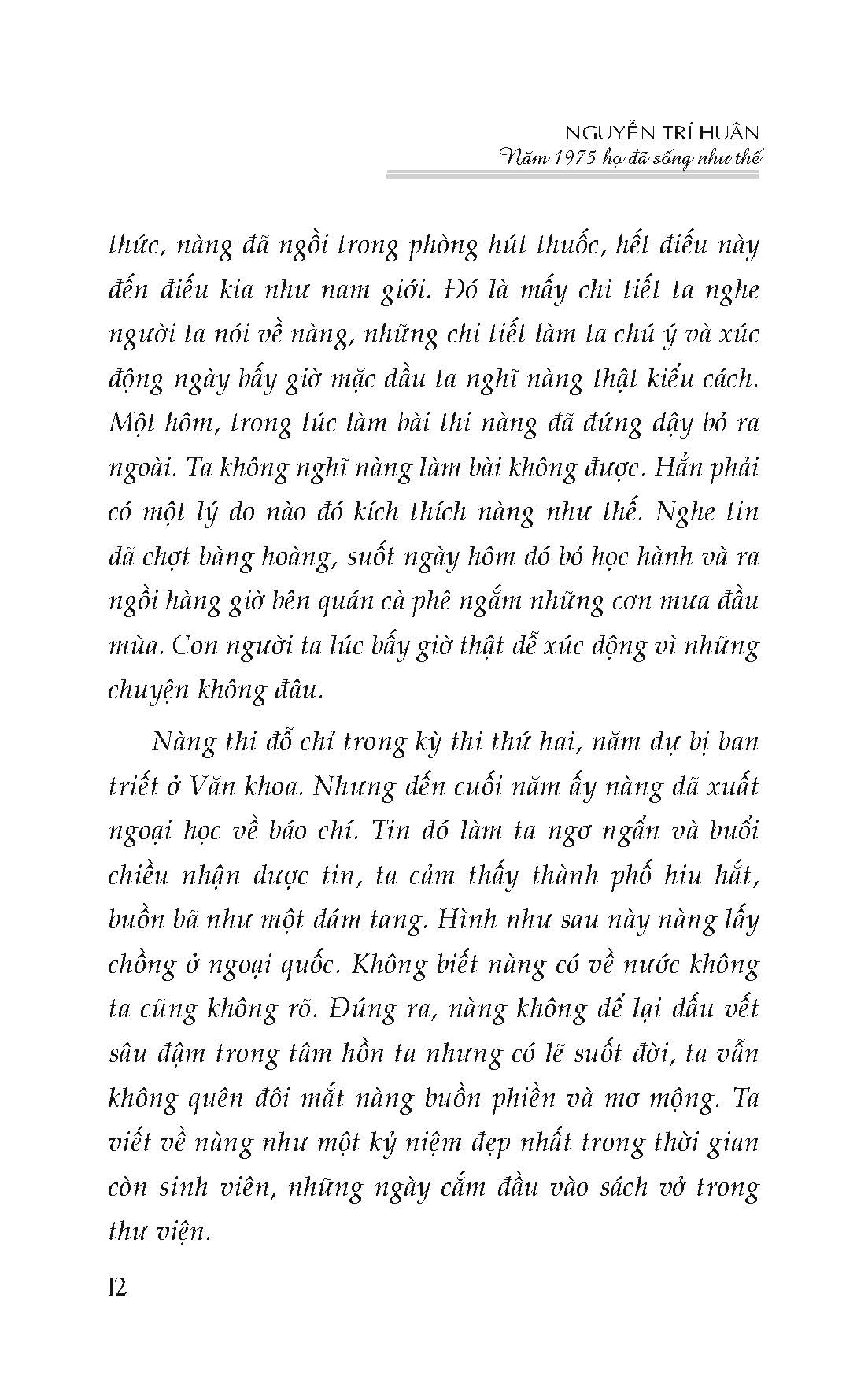 Năm 1975 Họ Đã Sống Như Thế
