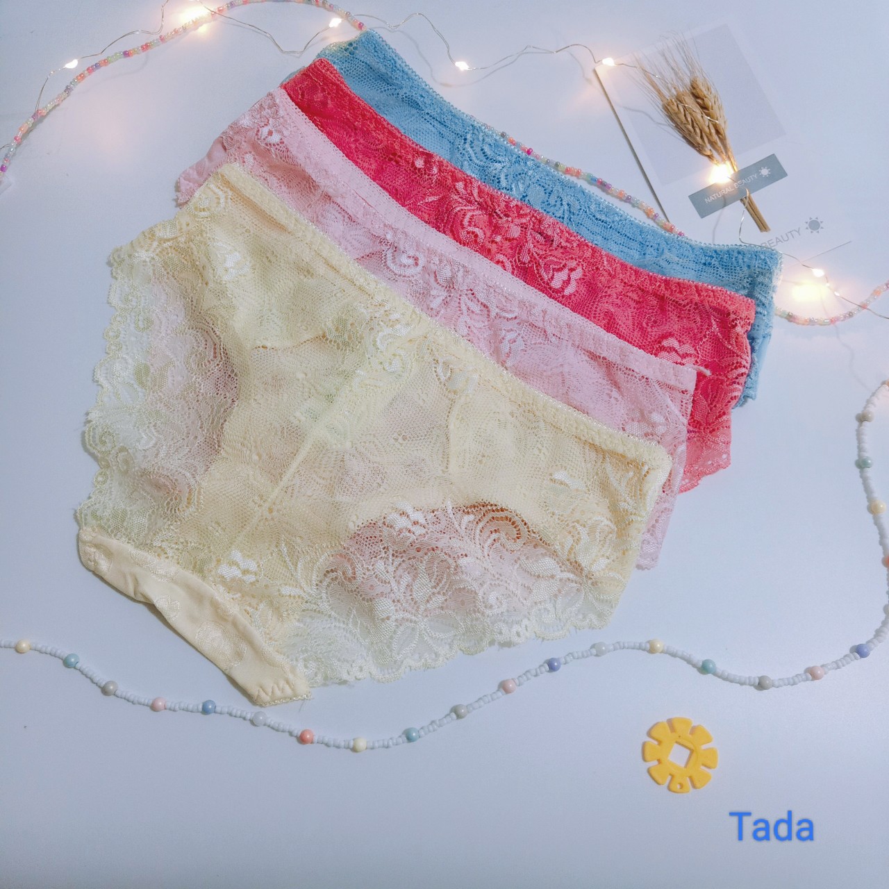 Combo 5 - 10 quần lót ren nữ cao cấp mềm mại thoáng mát co giãn 4 chiều 40 - 55kg - Tada