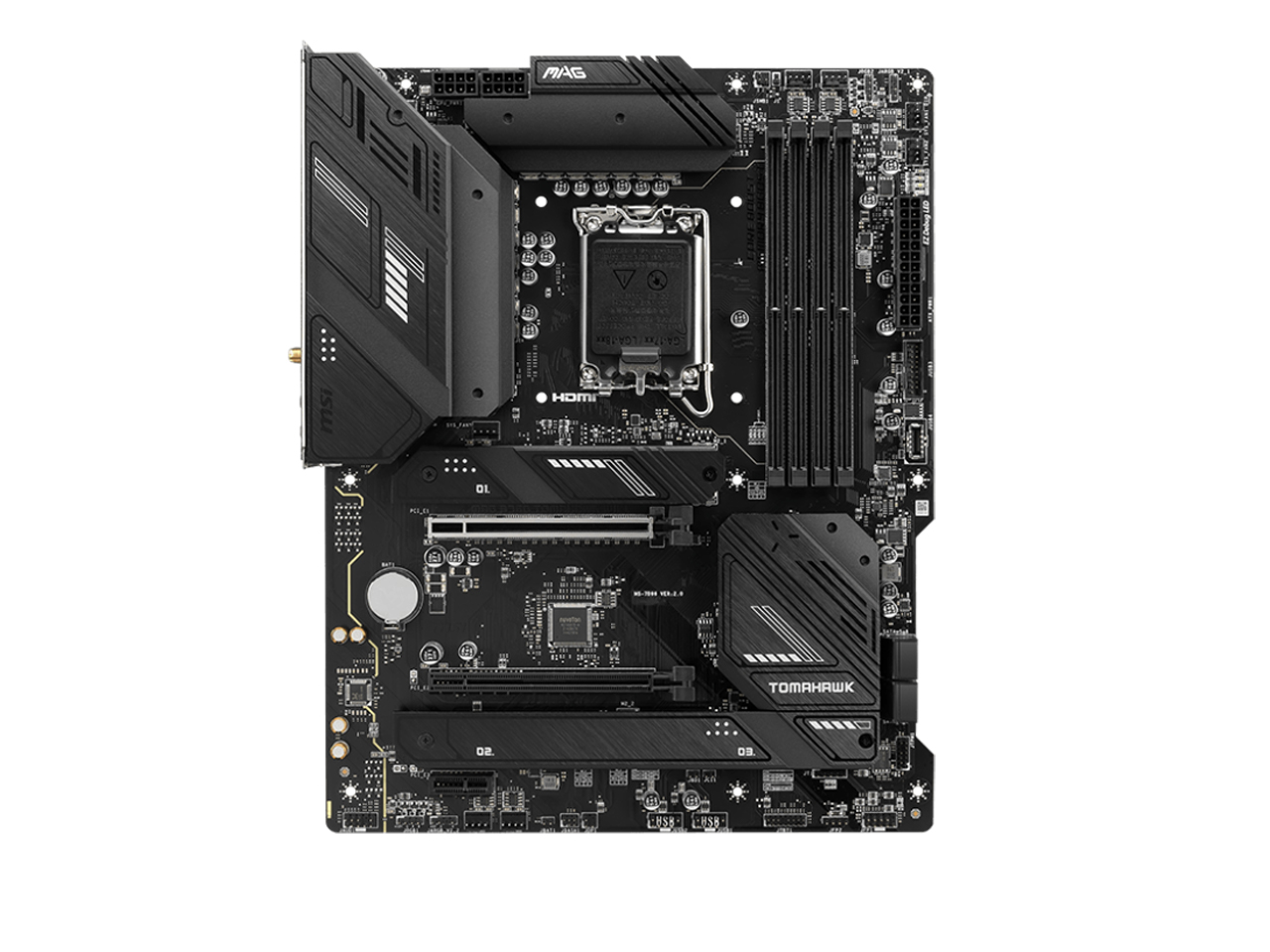 Bo Mạch Chủ Main MSI MAG B760 TOMAHAWK MAX WIFI Socket LGA1700 - Hàng Chính Hãng