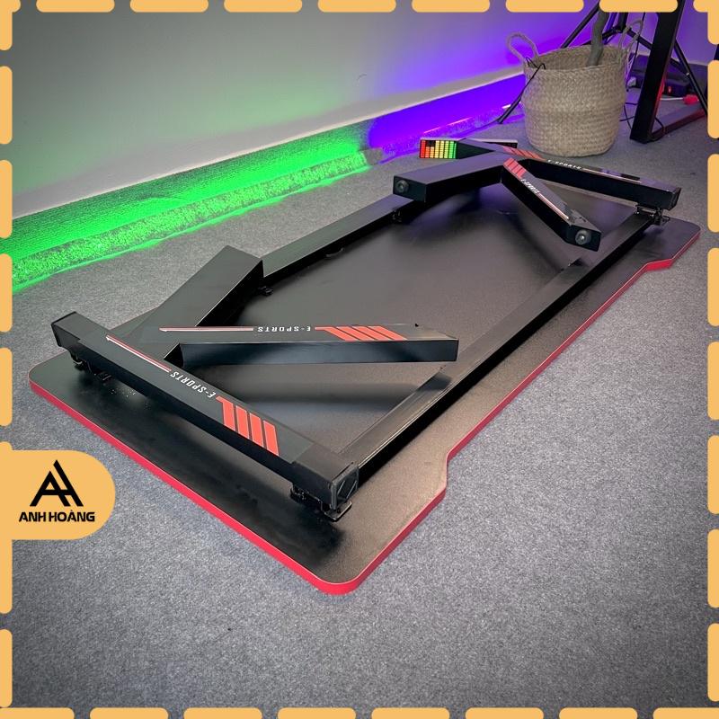 BÀN NGỒI BỆT GAMING CHỮ K CHÂN GẬP GỌN TIỆN LỢI BO CẠNH SIZE 120 x 60 x 35cm mới