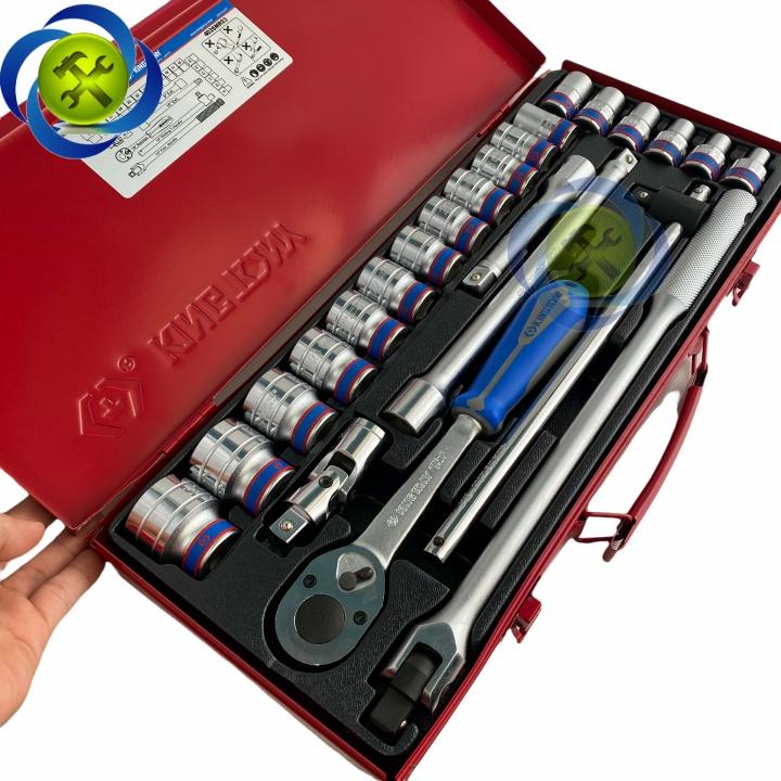 Bộ tuýp 1/2 Kingtony 4026MR03 12 cạnh gồm 24 chi tiết