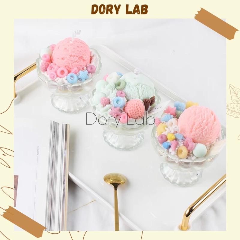 Nến Thơm Ly Kem Kẹo Ngọt Pastel Handmade, Quà Tặng Ý Nghĩa - Dory Lab