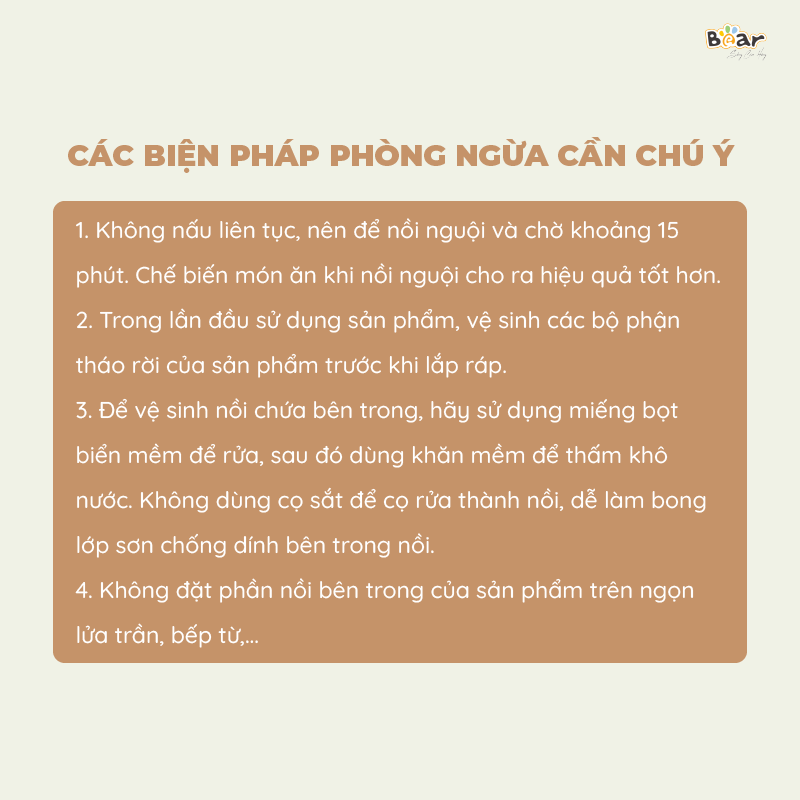 Nồi Cơm Điện Tử Bear 3L Lòng Nồi 5 Lớp Đa Năng Nấu Cơm Nấu Cháo Hầm Hấp Hâm Nóng Hẹn Giờ Lên Đến 12 Tiếng SB-NC30A - HÀNG CHÍNH HÃNG