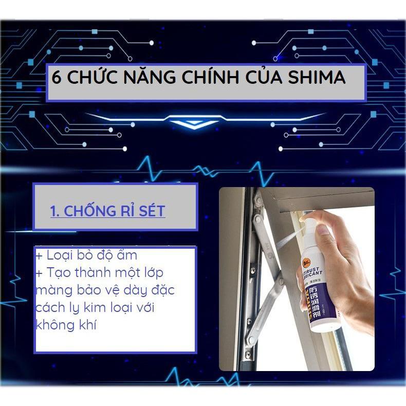 DUNG DỊCH XỊT TẨY RỈ SÉT SHIMA ANTIRUST - AsiaMart