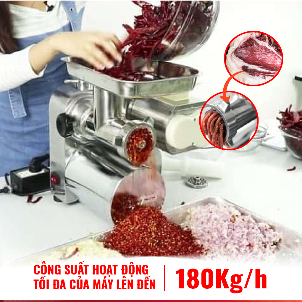 Máy Xay Thịt Công Nghiệp MGA 2 Trong 1. Máy Xay Đa Năng Công Suất 120-150kg/h. Loại Máy Đa Năng. Hàng Nhập Khẩu Thailand