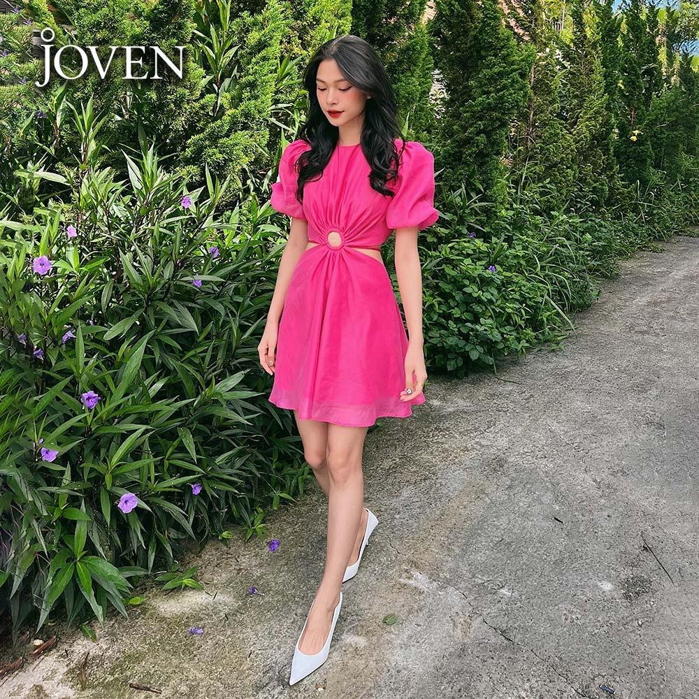 Đầm mini khoét eo Joven
