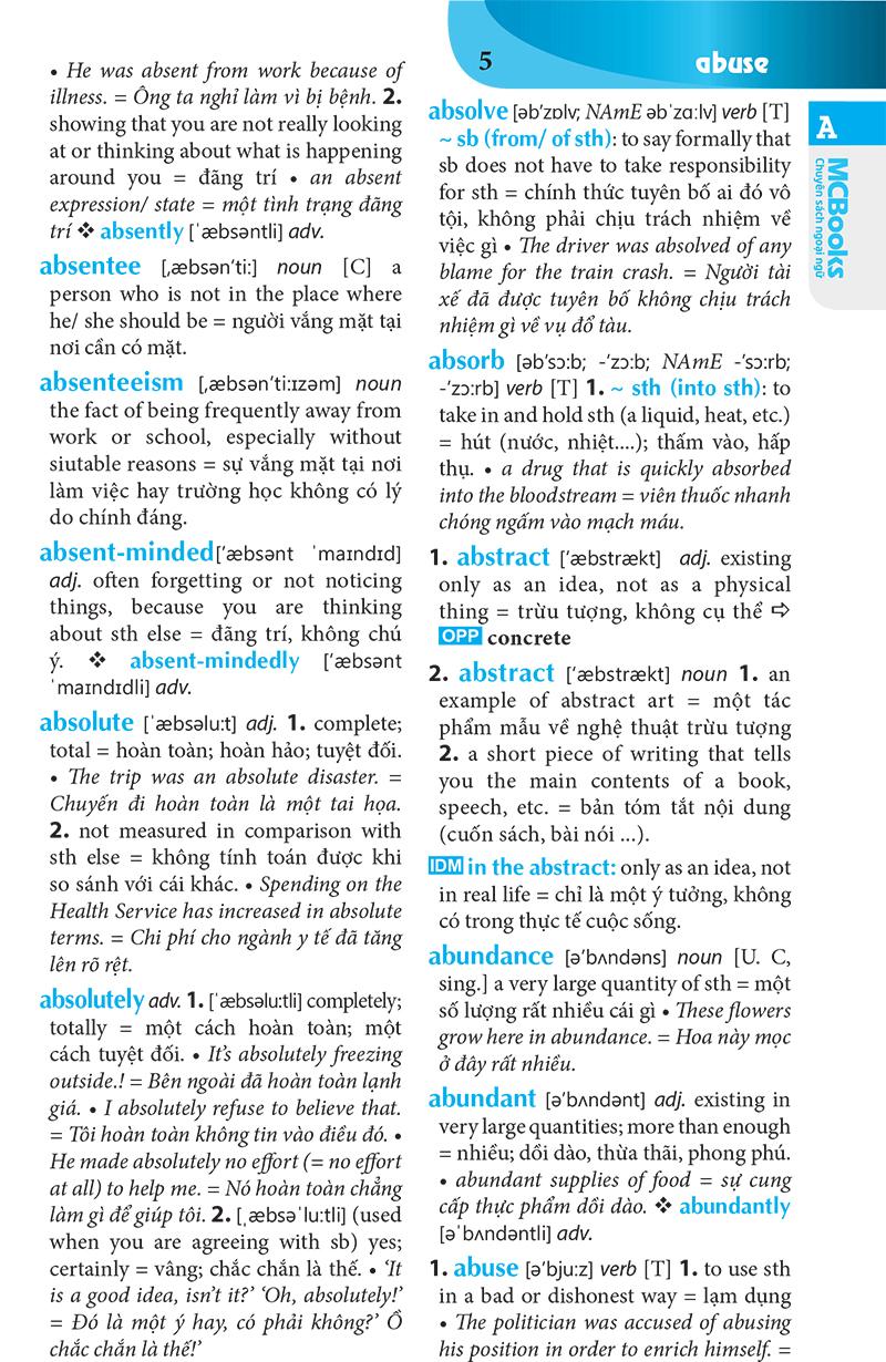 Từ điển Anh - Anh - Việt (Bìa Đen)