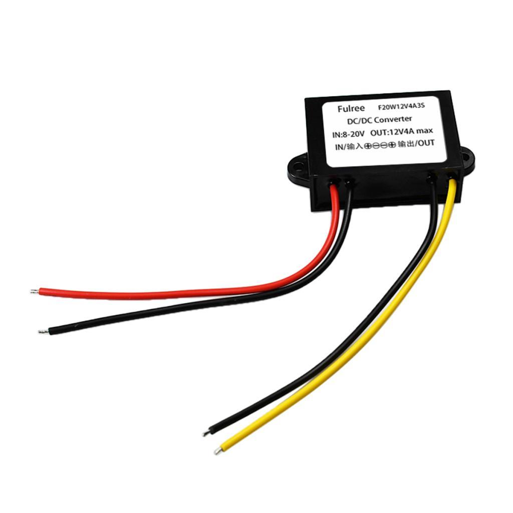 8-20V to 12V 4A Power Voltage Regulator DC DC Converter