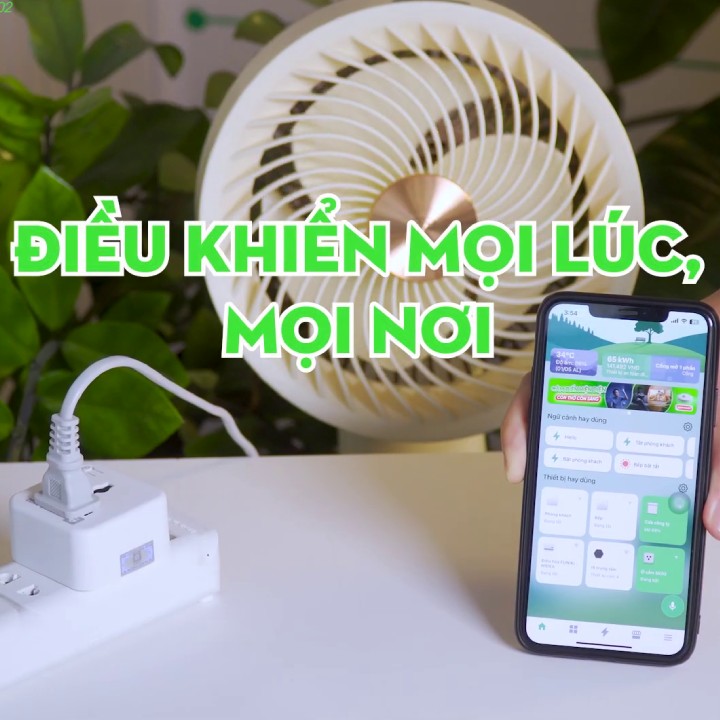 Ổ Cắm Wifi Thông Minh Hunonic SK02 - 220V - 16A - 3000W - Hàng chính Hãng - Bảo Hành 1 Năm
