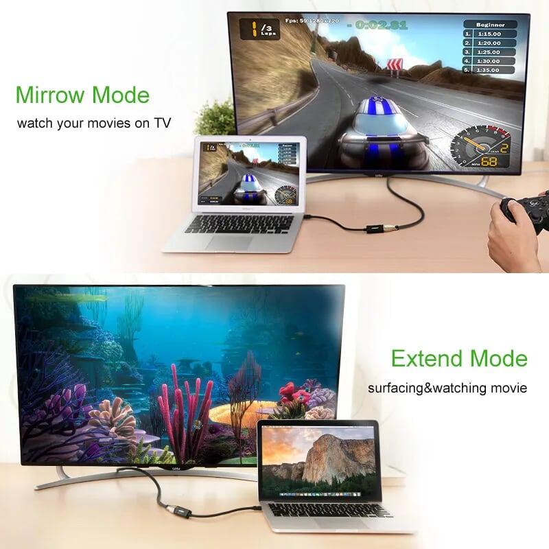 Ugreen UG40361MD112TK 25CM màu Trắng Cáp chuyển đổi Mini DP sang HDMI hỗ trợ phân giải 4K x 2K - HÀNG CHÍNH HÃNG
