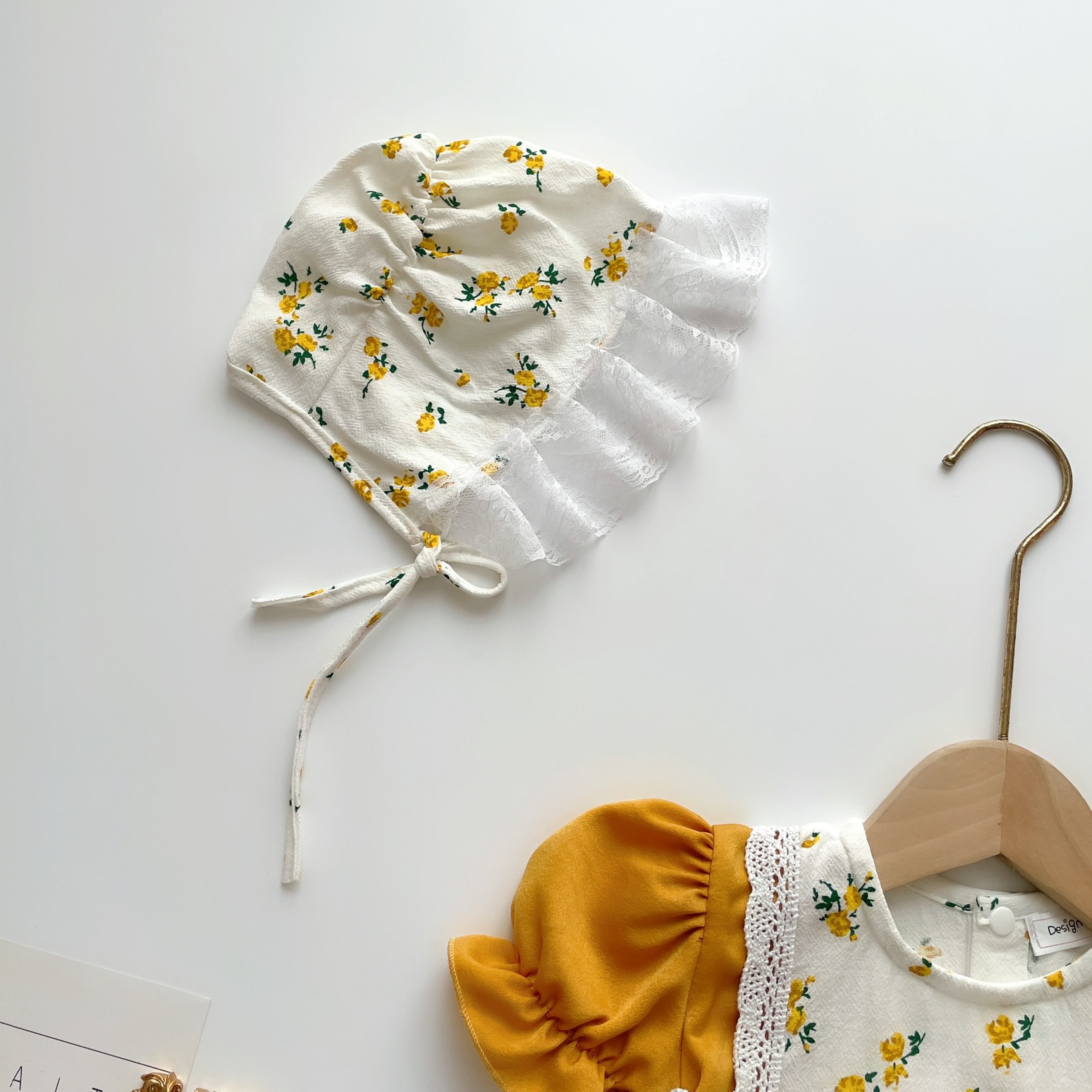 Body Lụa Vàng Phối Nơ Bèo Cho Bé Gái 3 Đến 12kg Chất Lụa Ướt Phối Linen Bột