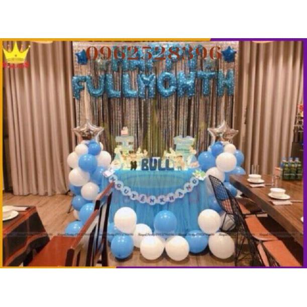 Bộ Bóng Chữ ️ Happy Fullmonth ️ nhiều mầu