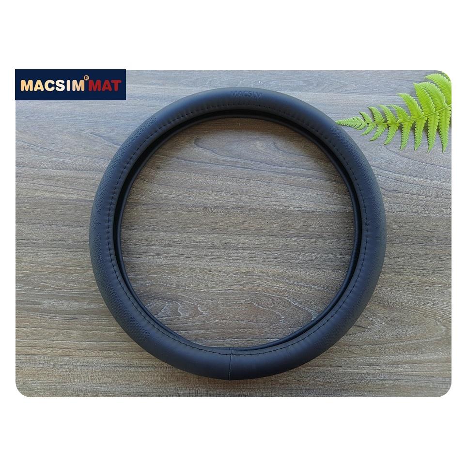 Bọc vô lăng cao cấp Macsim mã L631 chất liệu da thật - Khâu tay 100% size M phù hợp các loại xe