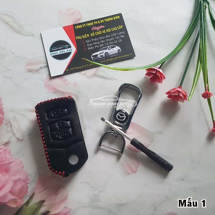 Móc Treo Chìa Khóa Bao Da Cao Cấp cho Xe Mazda