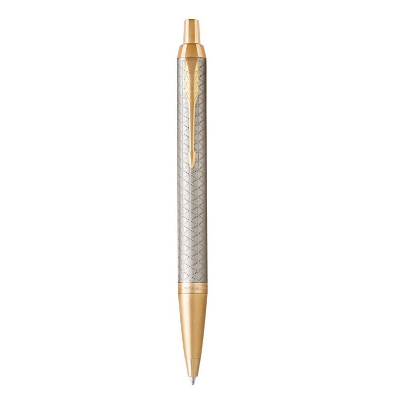 Bút Bi Parker IM Premium D-Warm Silver Gold