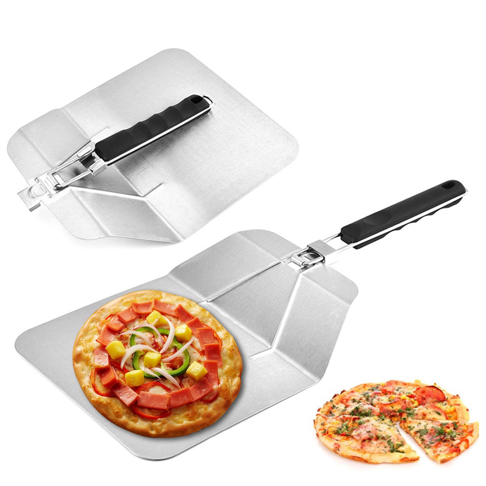 Thìa xúc bán pizza với lưỡi chống dính bằng thép không gỉ tay cầm có khóa và tay cầm bằng cao su