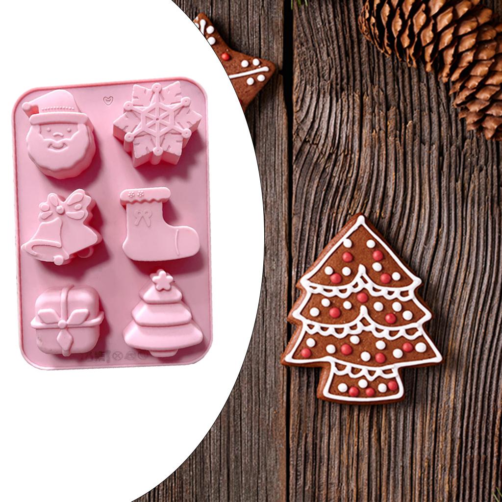 Christmas Cake Baking Molds Chocolate Mould DIY Decoration Tools
