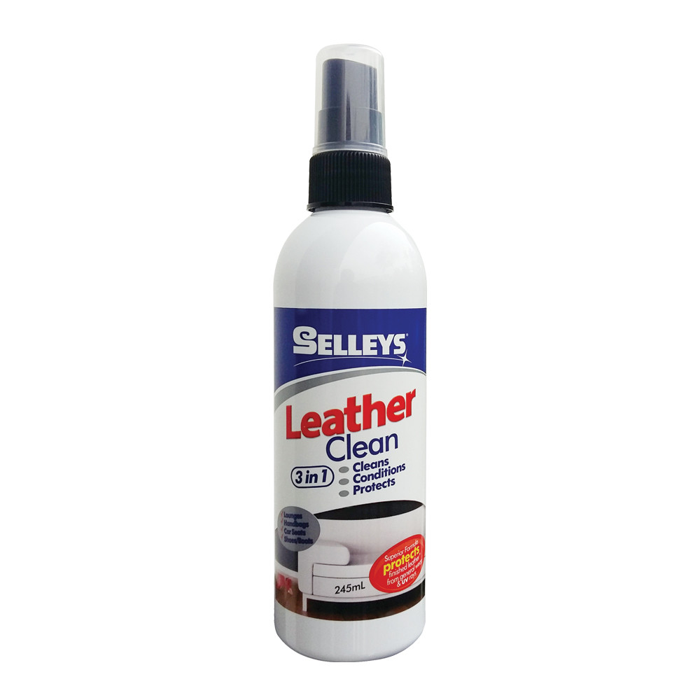 Bình xịt vệ sinh da và nội thất Selleys Leather Clean 3 In 1 (245ml)