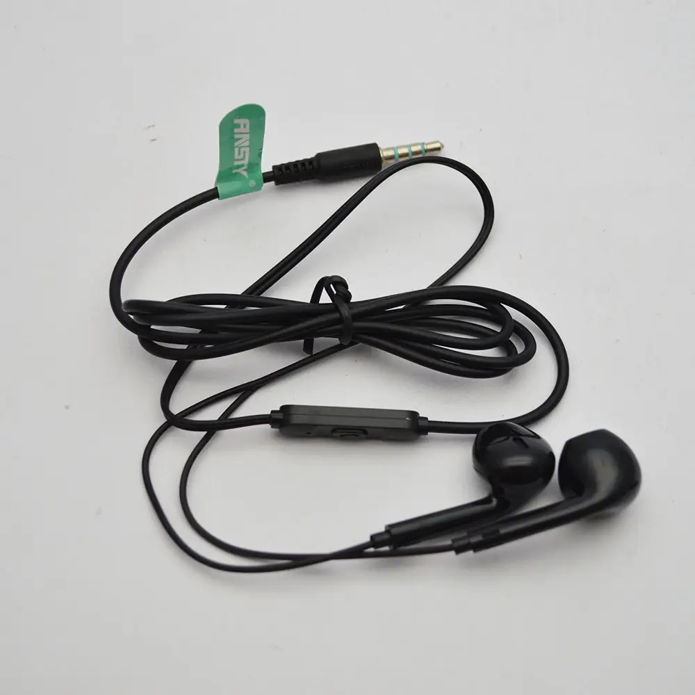 Tai nghe âm thanh nhét tai HOTCASE ANSTY Bass Sound E-035 jack 3.5mm dây tròn siêu bền hỗ trợ micro đàm thoại dài 1.2M - Hàng nhập khẩu