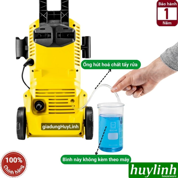 Máy xịt rửa xe cao áp Karcher K2 Premium - Sản xuất tại Việt Nam - Hàng chính hãng